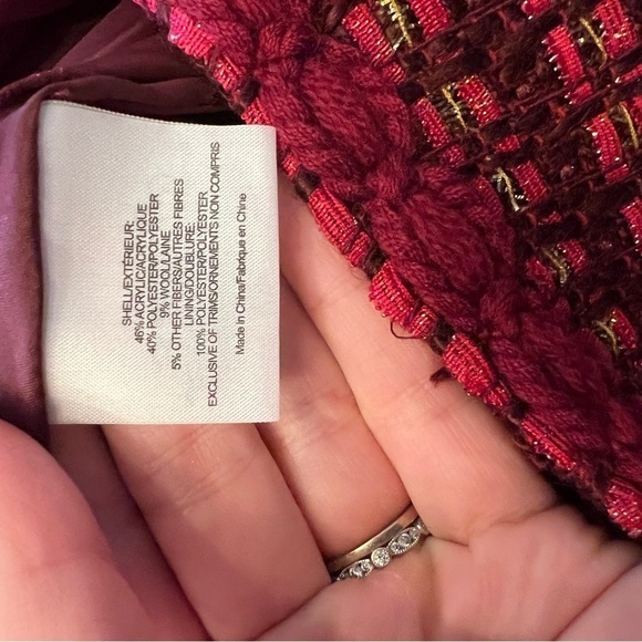 Tory Burch Red Patterned Skirt - Picture 8 of 10